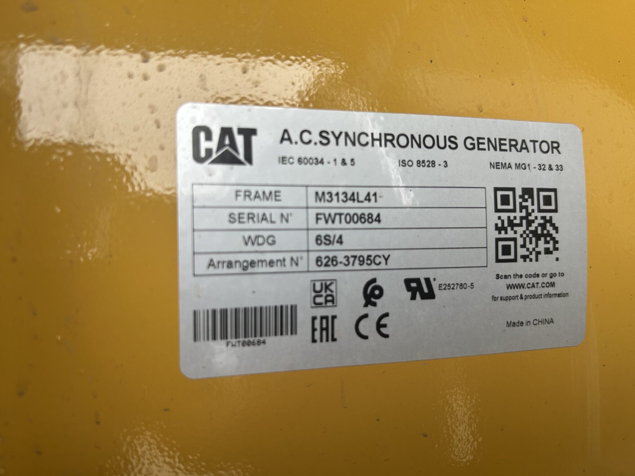 CAT D400GC C13 400kW Generator (9)