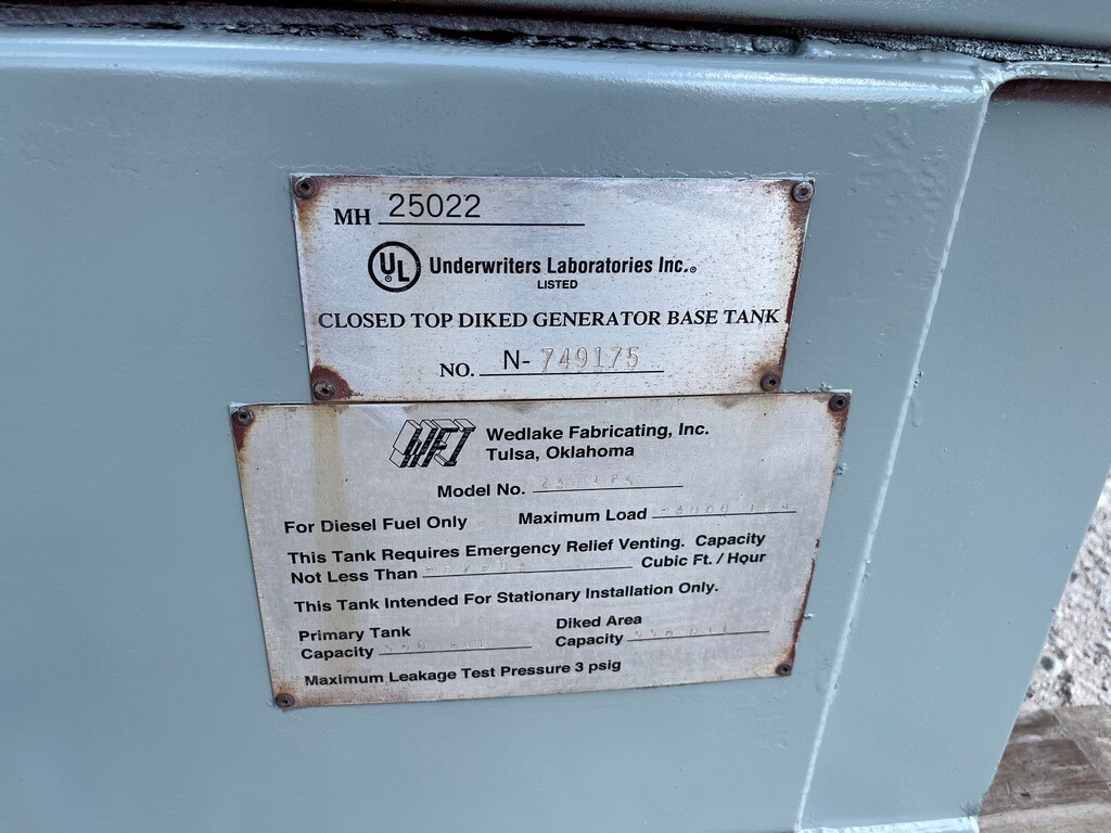 Used MTU 1000DSEC Generator Set - Tier 2