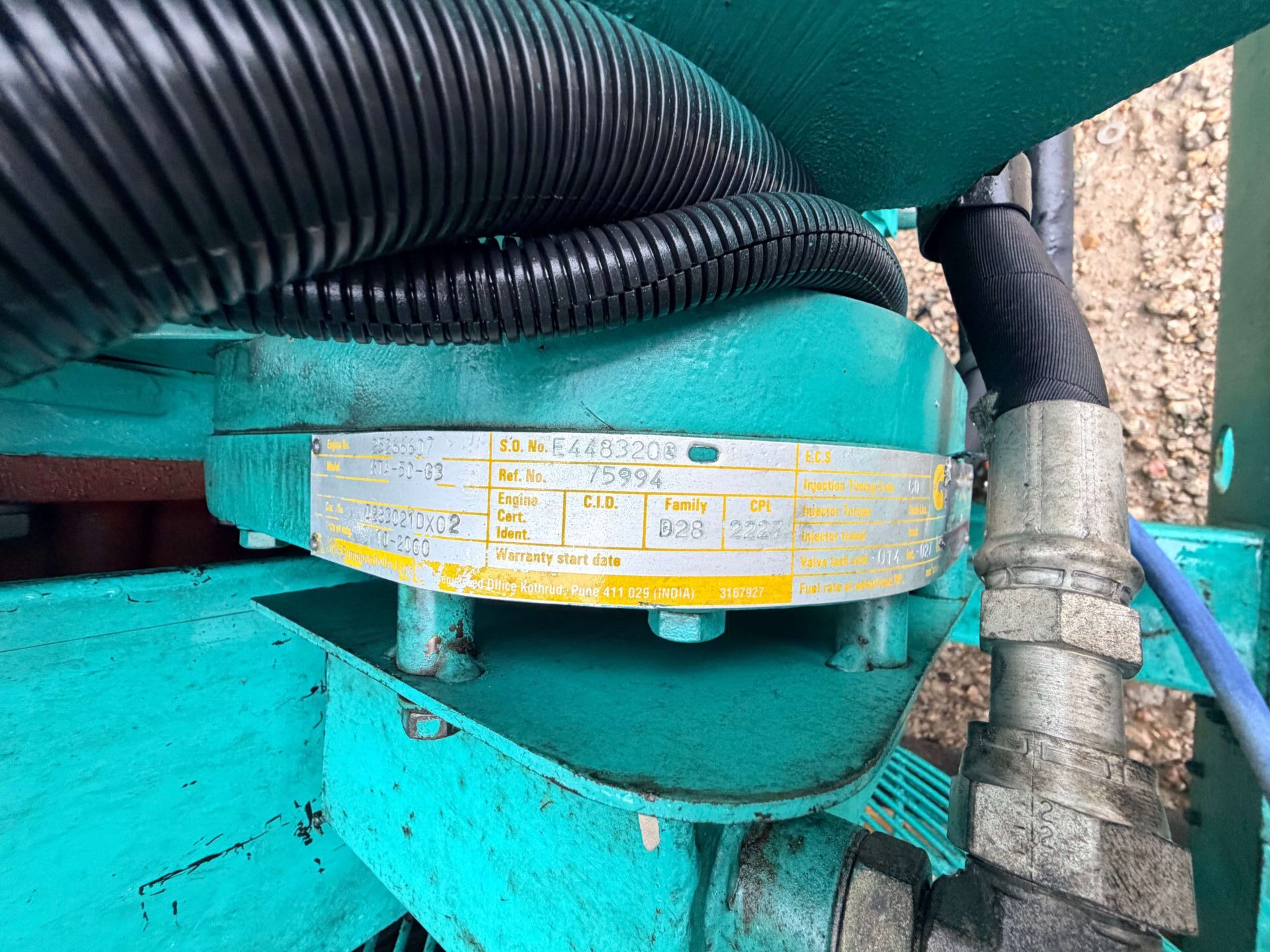 Used Cummins KTA50-G3 Generator Set