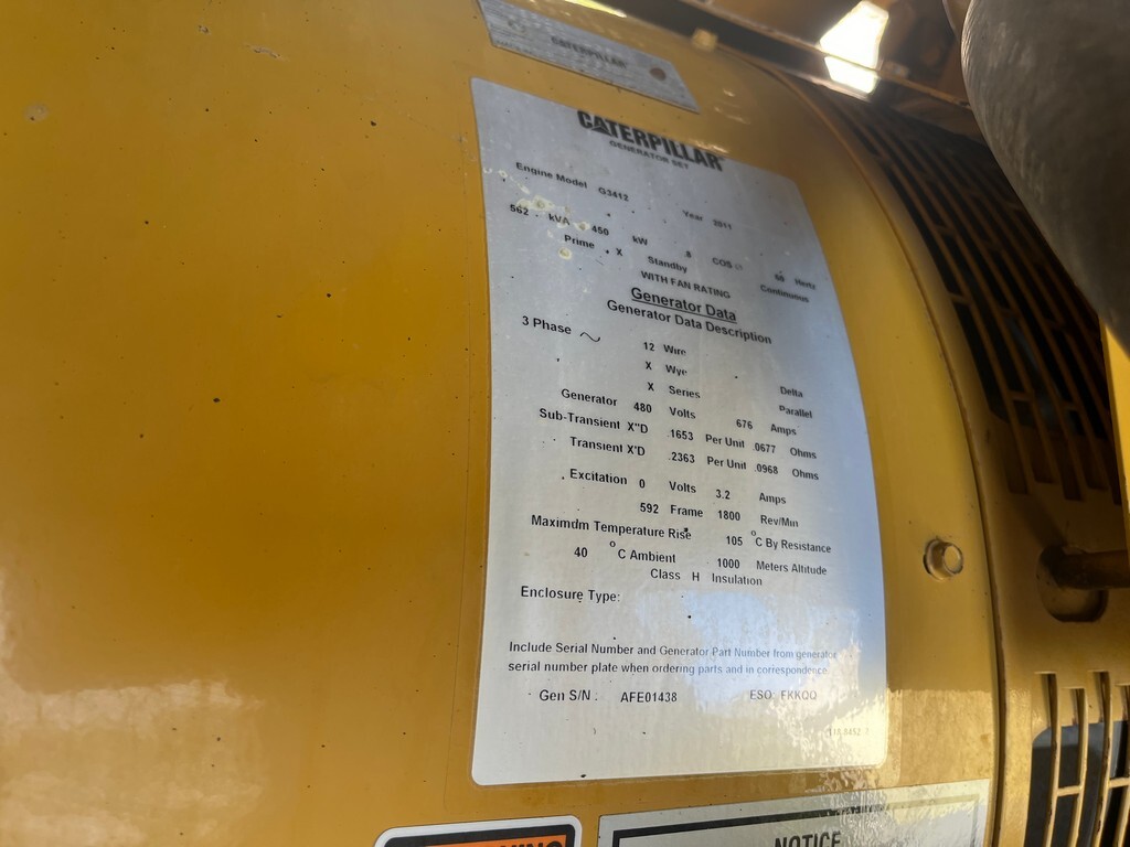 CAT G3412 450kW Generator Set (24)