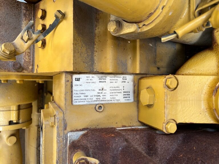 Used CAT 3512C (LLA) Engine - Tier 2