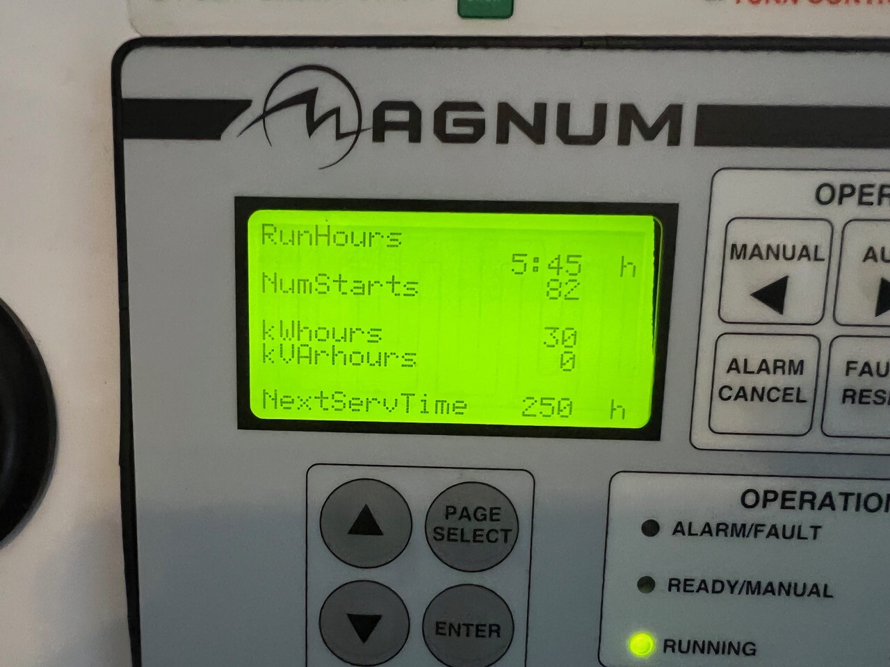 Like New Magnum MMG80 Generator Set